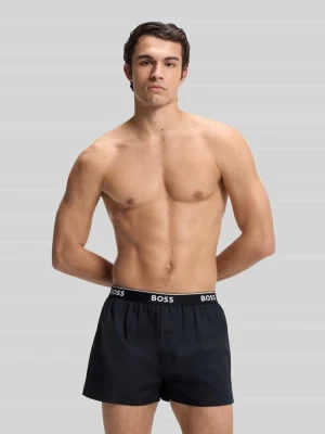 Bokserki o kroju loose fit w zestawie 2 szt. model '2P BOXER SHORTS EW' Boss
