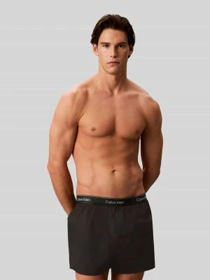 Bokserki o kroju regular fit z mieszanki bawełny w zestaw 3 szt. Calvin Klein Underwear