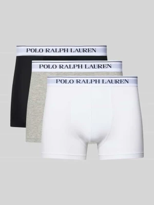 Bokserki o kroju skinny fit z mieszanki bawełny w zestawie 3 szt. Polo Ralph Lauren Underwear