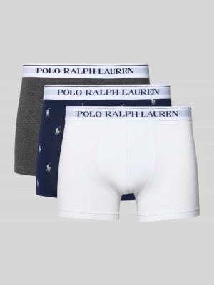 Bokserki o kroju skinny fit z mieszanki bawełny w zestawie 3 szt. Polo Ralph Lauren Underwear