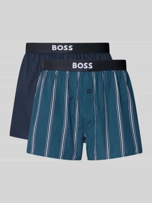 Bokserki o kroju slim fit z czystej bawełny w zestawie 2 szt. Boss