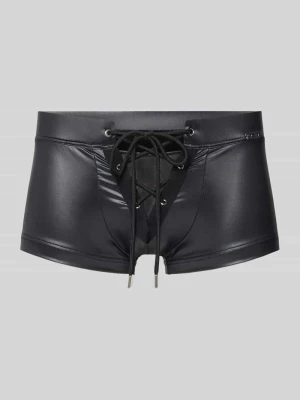 Bokserki o kroju slim fit z wiązaniem Model 'Night' WOH