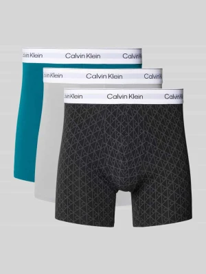 Bokserki o kroju slim fit z wyhaftowanym logo model ‘Brief’ w zestawie 3 szt. Calvin Klein Underwear