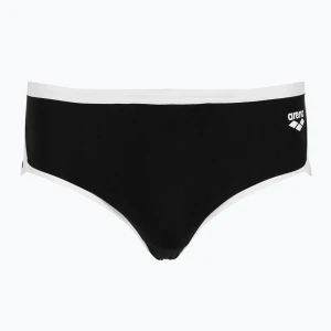 Bokserki pływackie męskie arena Icons Swim Low Waist Short Solid black/white
