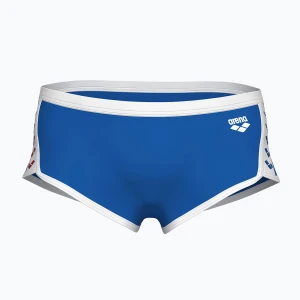 Bokserki pływackie męskie arena Icons Swim Low Waist Short Solid royal/white