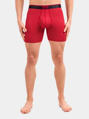 Bokserki Saxx Quest Boxer Brief Fly - red