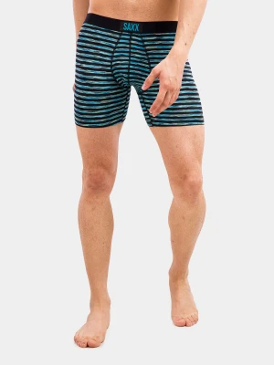 Bokserki Saxx Vibe Boxer Brief - black space hiker stripe