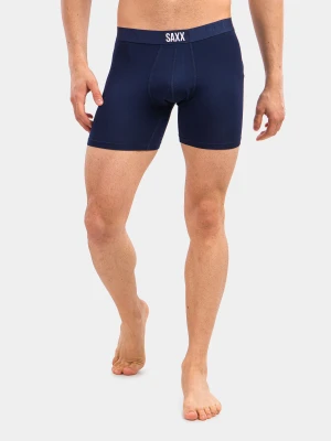 Bokserki Saxx Vibe Boxer Brief - blue trail markers