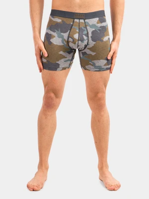 Bokserki Saxx Vibe Boxer Brief - grey supersize camo