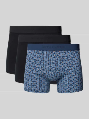 Bokserki Slim Fit z detalem logo w 3-paku Schiesser