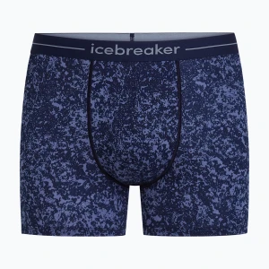 Bokserki termoaktywne męskie Icebreaker Merino 150 Anatomica Moss Bloom midnight navy / aop Granatowy