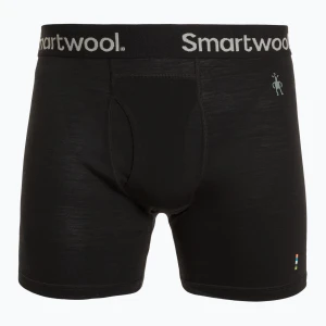 Bokserki termoaktywne męskie Smartwool Merino Boxer Brief Boxed black