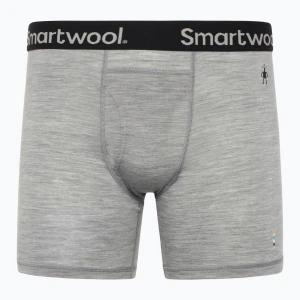 Bokserki termoaktywne męskie Smartwool Merino Boxer Brief Boxed light  grey heather