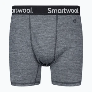 Bokserki termoaktywne męskie Smartwool Merino Boxer Brief Boxed medium  grey heather
