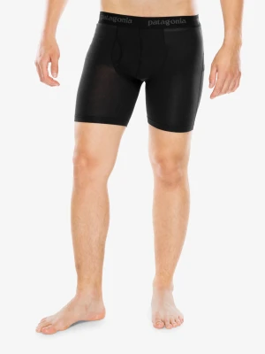 Bokserki termoaktywne Patagonia Essential Boxer Briefs 6 in - black