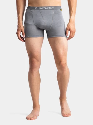 Bokserki termoaktywne Sensor Merino Active Boxers - grey