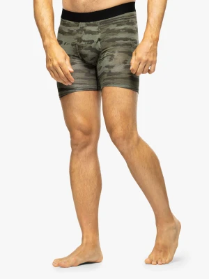 Bokserki termoaktywne Stance Ramp Camo Boxer Brief - armygreen