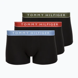 Bokserki Tommy Hilfiger Trunk WB 3 pary brick blue/terra red/army green