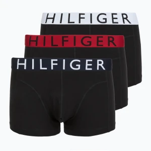 Bokserki Tommy Hilfiger Trunk WB 3 pary medium red/tommy hilfiger white/desert sky