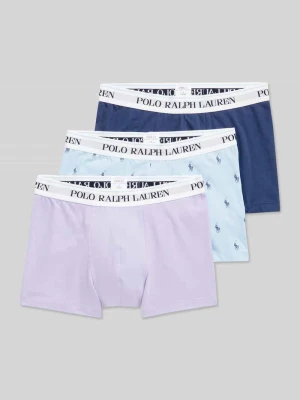 Bokserki w kroju skinny fit z mieszanki bawełny, 3‑pak Polo Ralph Lauren Underwear