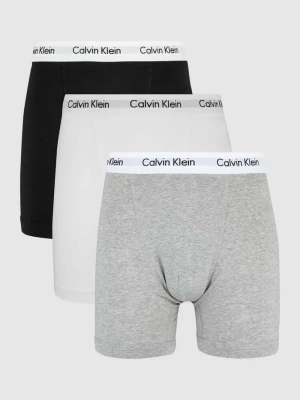 Bokserki w stylu retro o kroju classic fit w zestawie 3 szt. — długie nogawki Calvin Klein Underwear