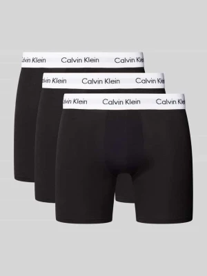 Bokserki w stylu retro o kroju classic fit w zestawie 3 szt. — długie nogawki Calvin Klein Underwear
