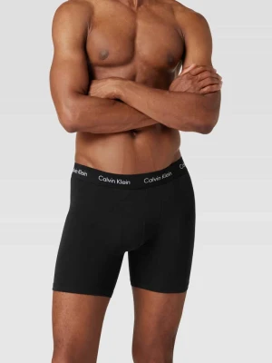 Bokserki w stylu retro o kroju classic fit w zestawie 3 szt. — długie nogawki Calvin Klein Underwear