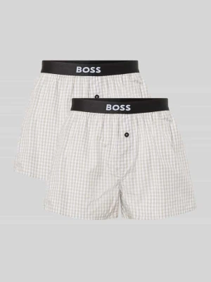 Bokserki z czystej Bawełna w Zestaw 2 szt. Boss