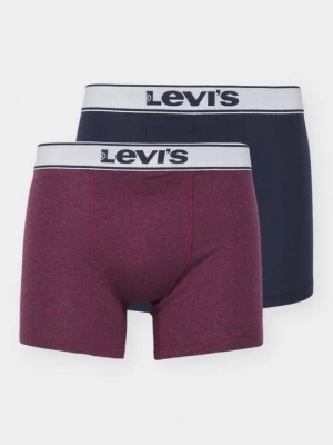 Bokserki z długimi nogawkami Levi's czerwony