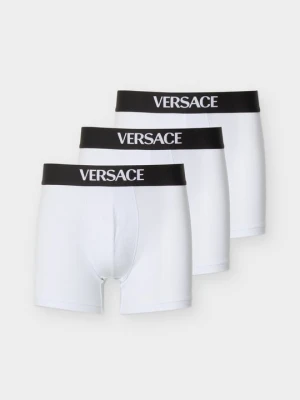 Bokserki z długimi nogawkami Versace biały
