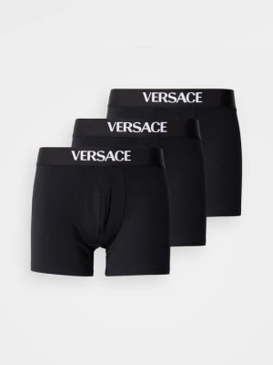 Bokserki z długimi nogawkami Versace czarny