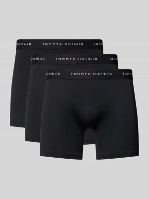 Bokserki z elastycznym pasem z intarsjami z logo, 3-pak Tommy Hilfiger
