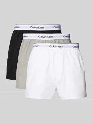 Bokserki z elastycznym paskiem z logo w zestawie 3 szt. Calvin Klein Underwear