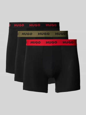 Bokserki z elastycznym paskiem z logo w zestawie 3 szt. HUGO