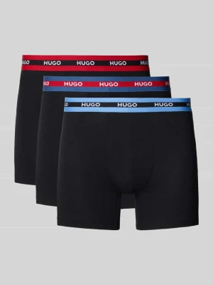 Bokserki z elastycznym paskiem z logo w zestawie 3 szt. HUGO
