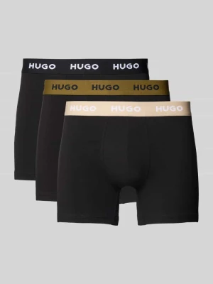 Bokserki z elastycznym paskiem z logo w zestawie 3 szt. HUGO