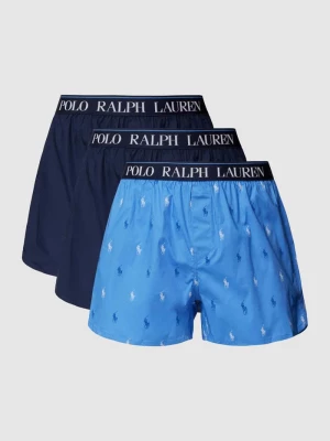 Bokserki z elastycznym paskiem z logo w zestawie 3 szt. Polo Ralph Lauren Underwear
