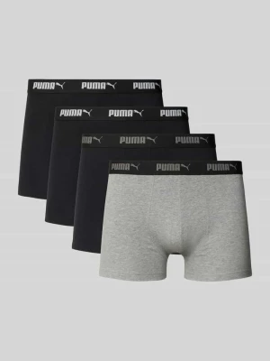 Bokserki z elastycznym paskiem z logo w zestawie 4 szt. Puma