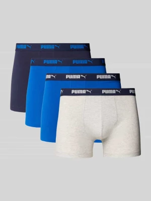 Bokserki z elastycznym paskiem z logo w zestawie 4 szt. Puma