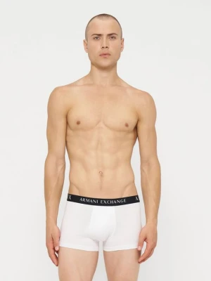 Bokserki z krótkimi nogawkami Armani Exchange biały