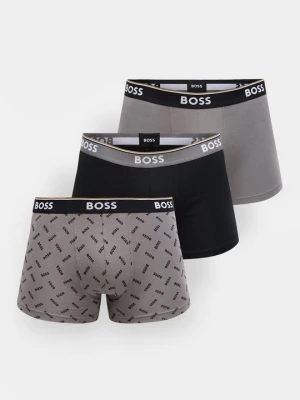 Bokserki z krótkimi nogawkami Boss szary