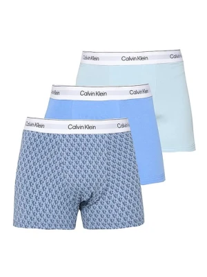 Bokserki z krótkimi nogawkami Calvin Klein niebieski