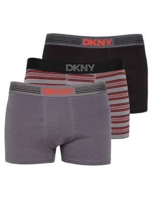 Bokserki z krótkimi nogawkami DKNY szary