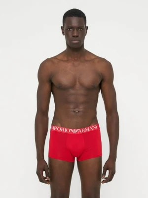 Bokserki z krótkimi nogawkami Emporio Armani czerwony