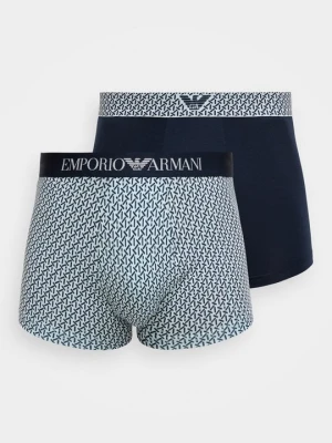 Bokserki z krótkimi nogawkami Emporio Armani niebieski
