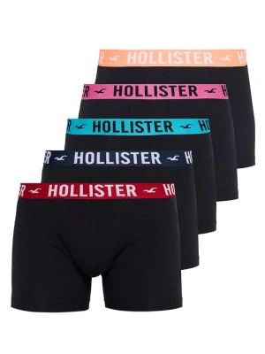 Bokserki z krótkimi nogawkami Hollister Co. czarny