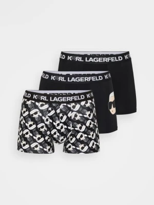 Bokserki z krótkimi nogawkami KARL LAGERFELD czarny