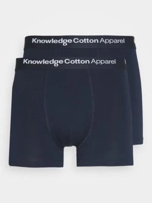 Bokserki z krótkimi nogawkami KnowledgeCotton Apparel granatowy