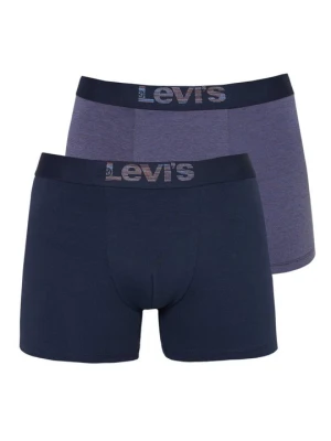 Bokserki z krótkimi nogawkami Levi's niebieski