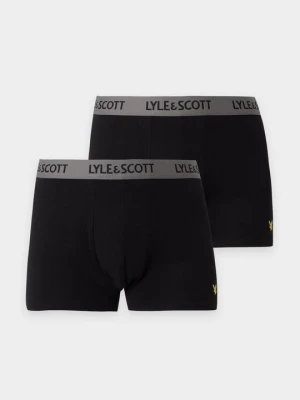 Bokserki z krótkimi nogawkami Lyle & Scott czarny